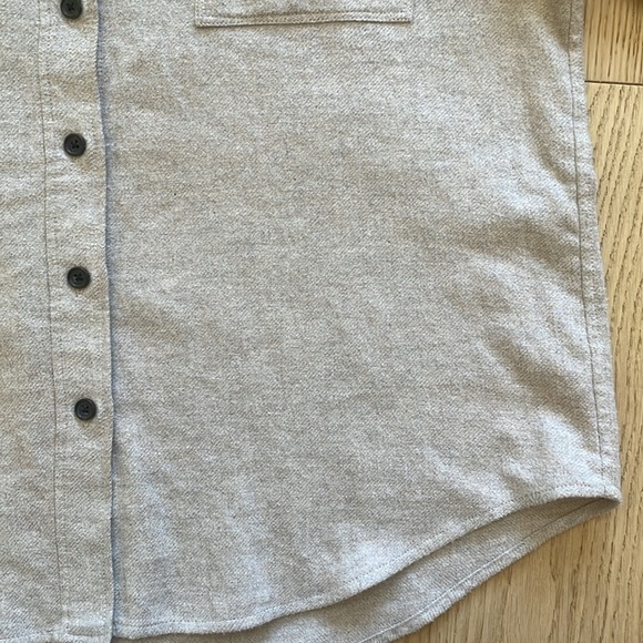 Jenni Kayne Button Down Tan Shirt Double Pocket Cotton Button-up - Picture 10 of 11